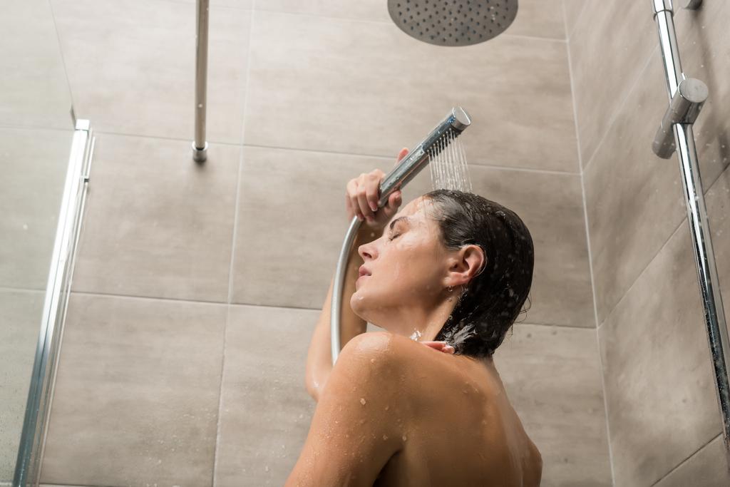 naked girl taking shower - Photo, Image.