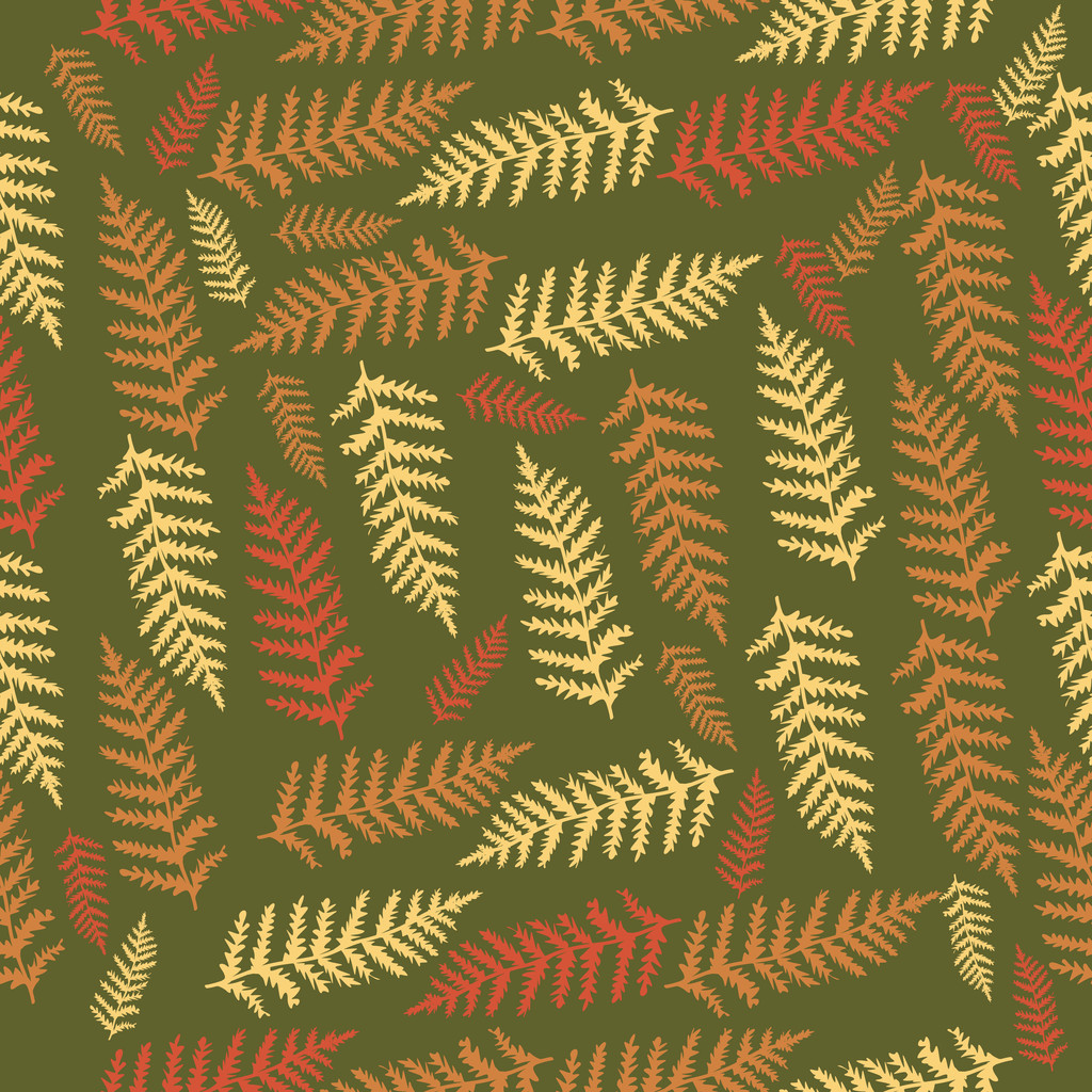Vector background with leaves.