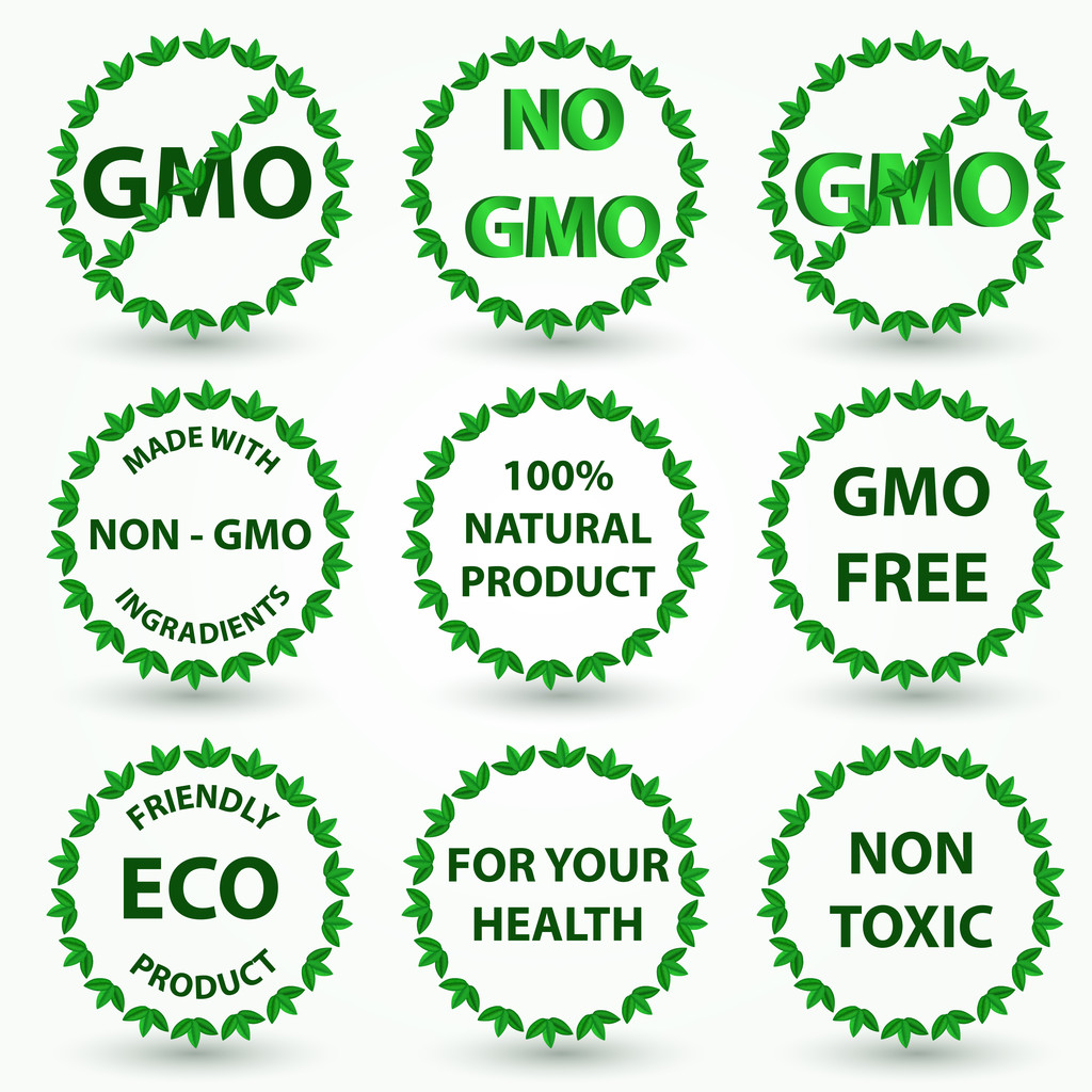 Organic eco and bio labels