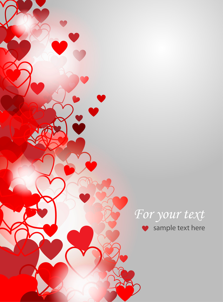 Valentines Day background - vector illustration