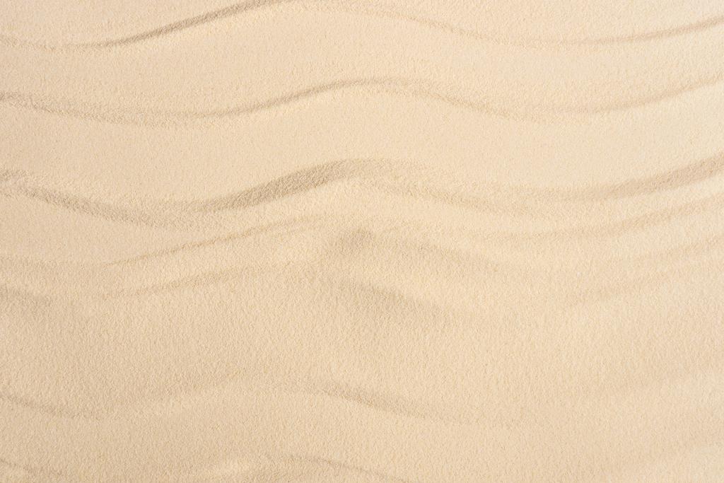 滑らかな波と砂浜のテクスチャ ロイヤリティフリー写真 画像素材