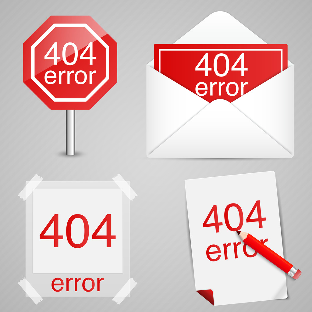 404 エラー記号ベクトル イラストロイヤリティフリーのベクターグラフィック画像