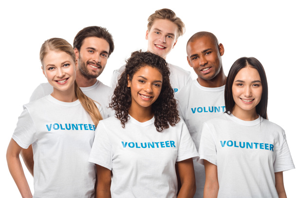 Young Multiethnic Group Of Volunteers Standing In Free Stock Photo and Image