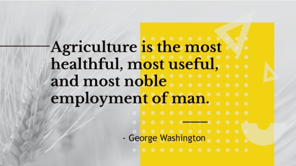 agricultural quote with ear of wheat — ein Design erstellen agricultural quote with ear of wheat — ein Design erstellen
