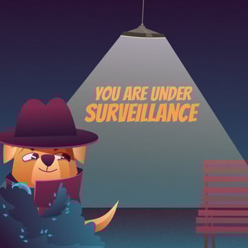 Surveillance Services with Cute Dog Detective