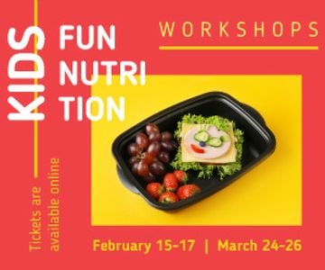 Nutrition Event Announcement Healthy School Lunch