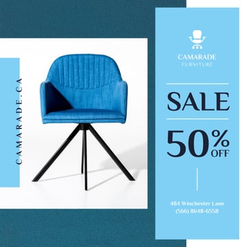 Cozy Blue Armchair Offer