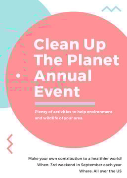 Ecological Event Simple Circles Frame