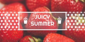 Juicy summer banner