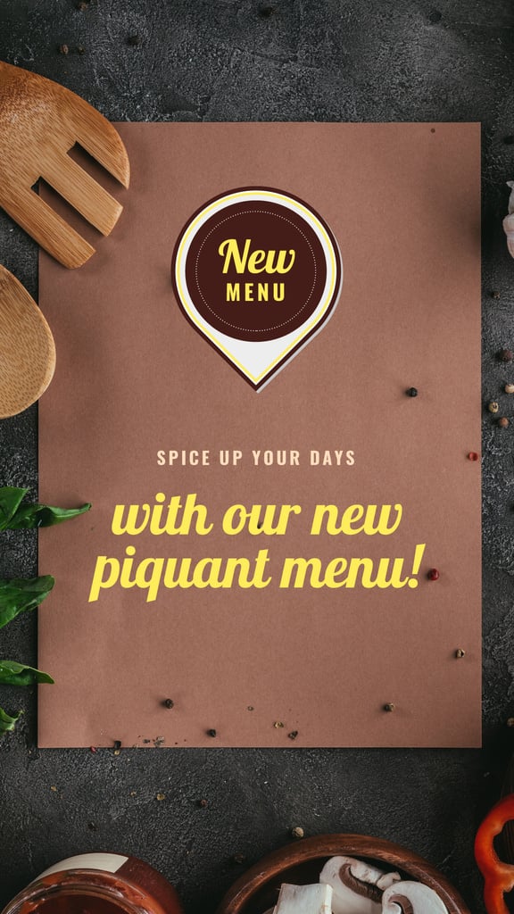 New Piquant Menu Offer — Create a Design New Piquant Menu Offer — Create a Design