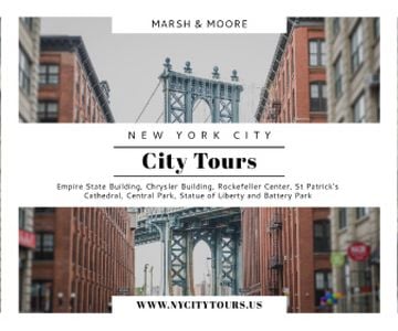 New York city tours advertisement