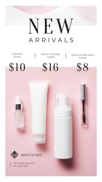 Cosmetics Ad Skincare Products Jars