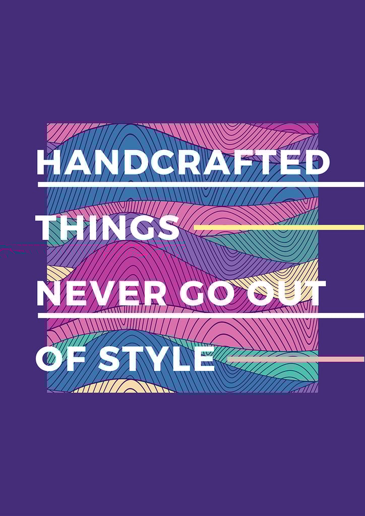 Citation about Handcrafted things — Crear un diseño Citation about Handcrafted things — Crear un diseño