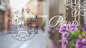 Tour Invitation with Paris Famous Travelling Spots