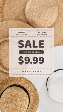 Accessories Store Sale Summer Straw Hats