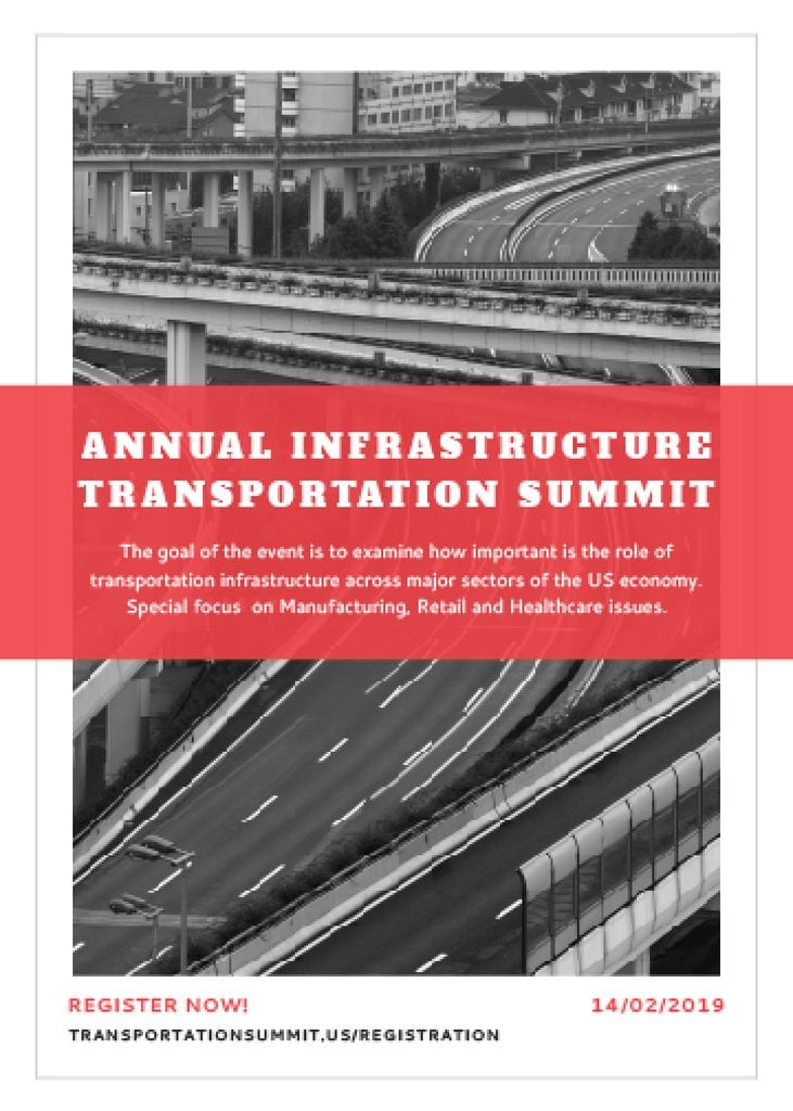 Annual infrastructure transportation summit — Create a Design Annual infrastructure transportation summit — Create a Design