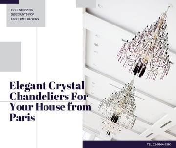 Elegant crystal Chandeliers offer