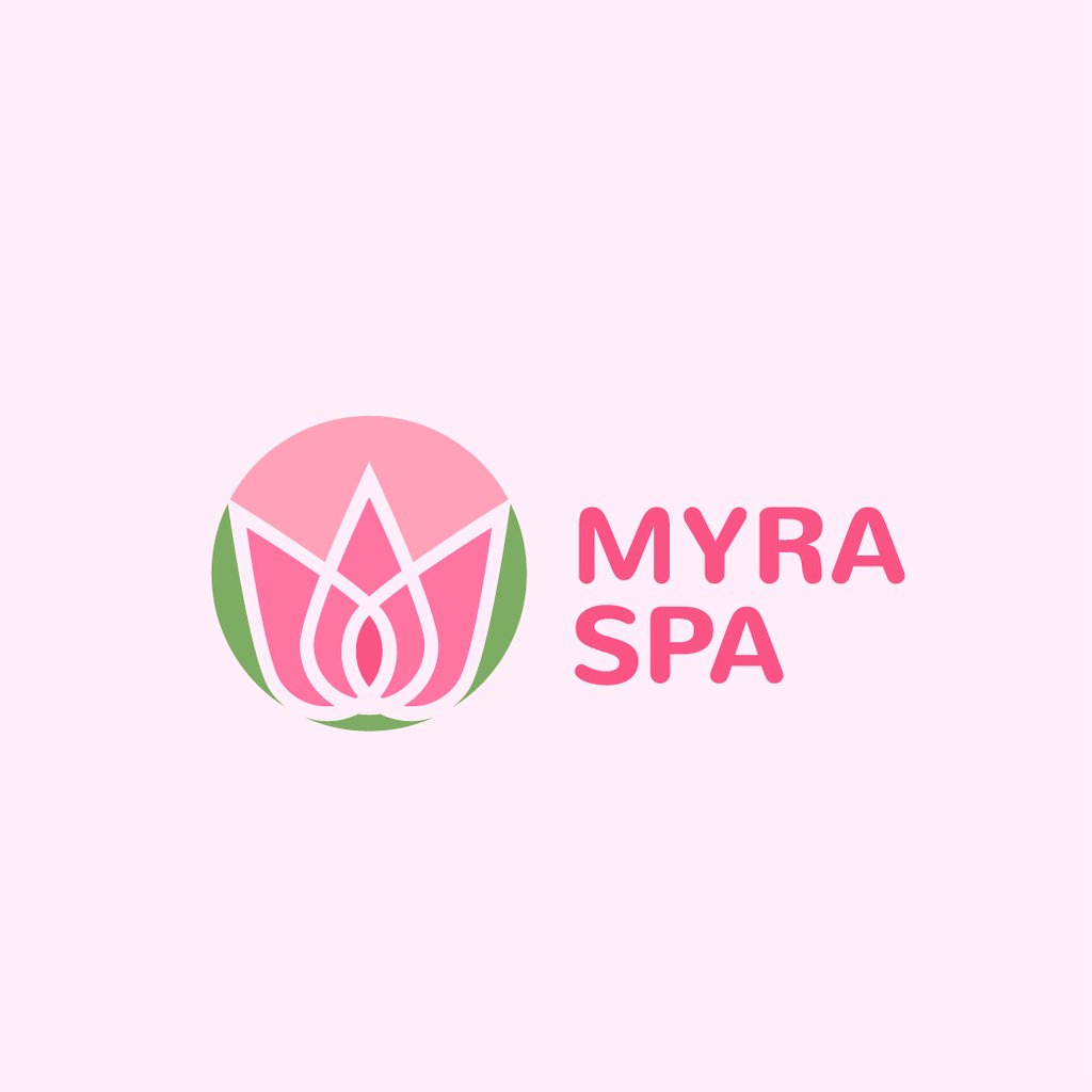 Spa Center Ad with Lotus Flower — Create a Design Spa Center Ad with Lotus Flower — Create a Design