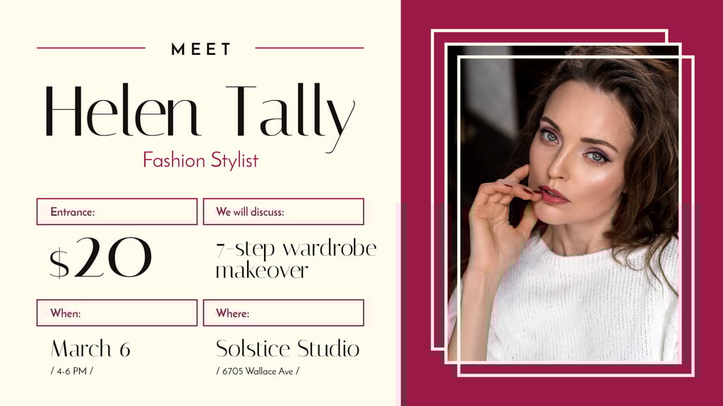 Fashion Stylist promotion Woman with glowing Skin — Créer un visuel Fashion Stylist promotion Woman with glowing Skin — Créer un visuel