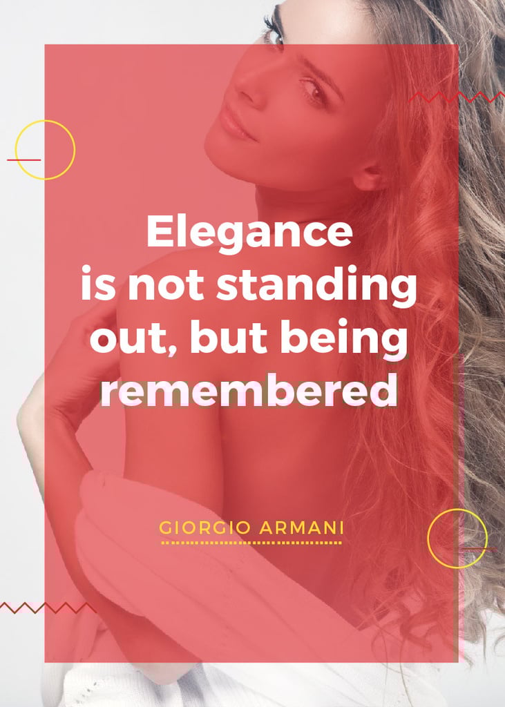 Citation about Elegance being remembered — Створити дизайн Citation about Elegance being remembered — Створити дизайн
