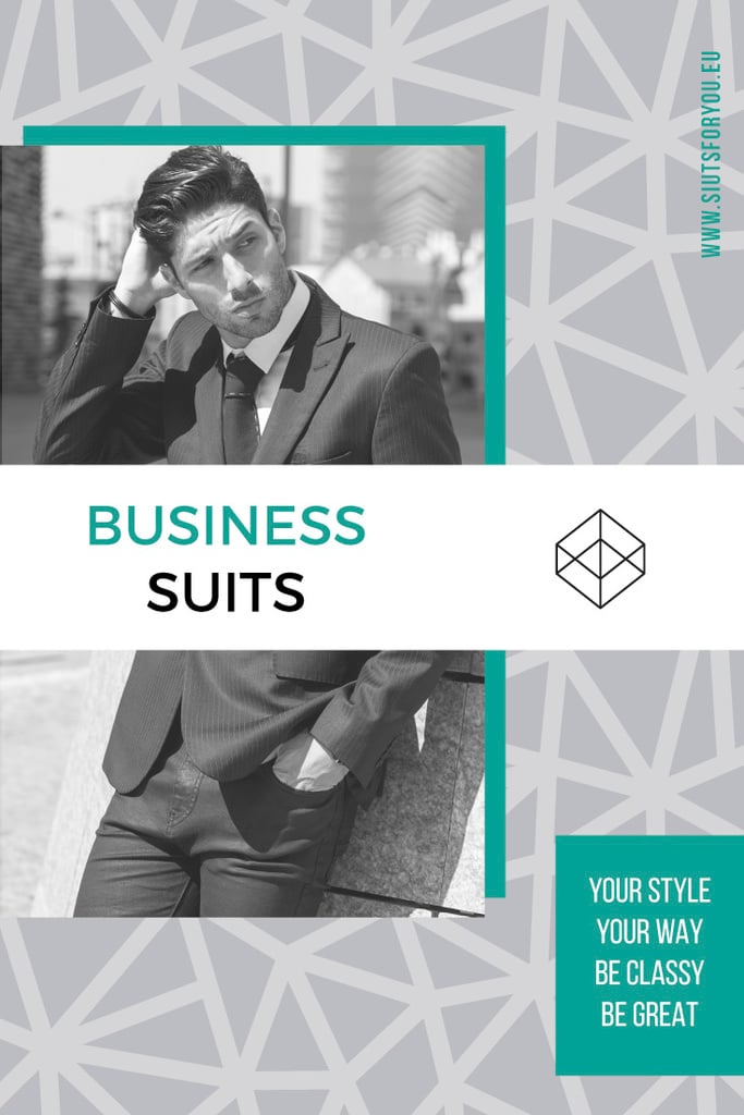 Business suits sale advertisement — Créer un visuel Business suits sale advertisement — Créer un visuel