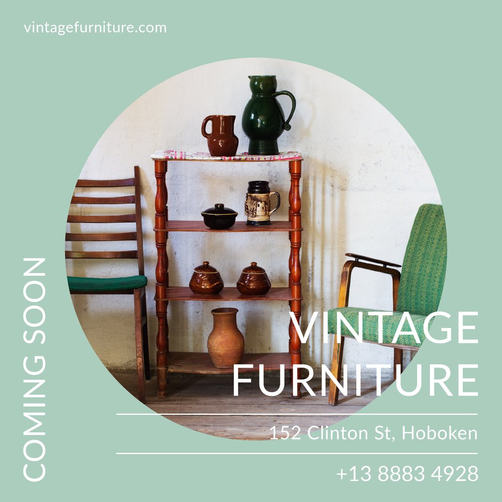 Vintage furniture shop — Create a Design Vintage furniture shop — Create a Design