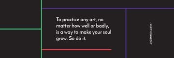 Citation about practice to any art