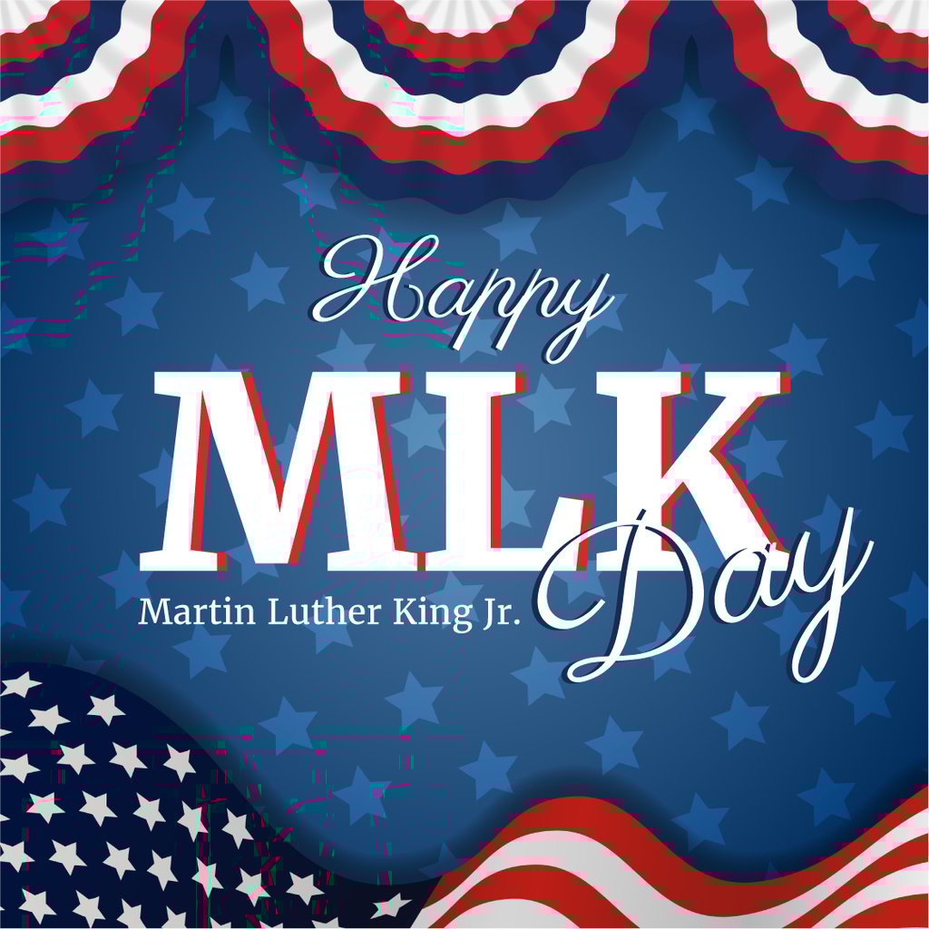 Martin Luther King day card — Créer un visuel Martin Luther King day card — Créer un visuel