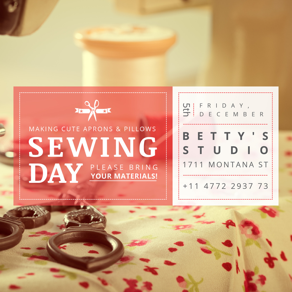Sewing day event — Create a Design Sewing day event — Create a Design