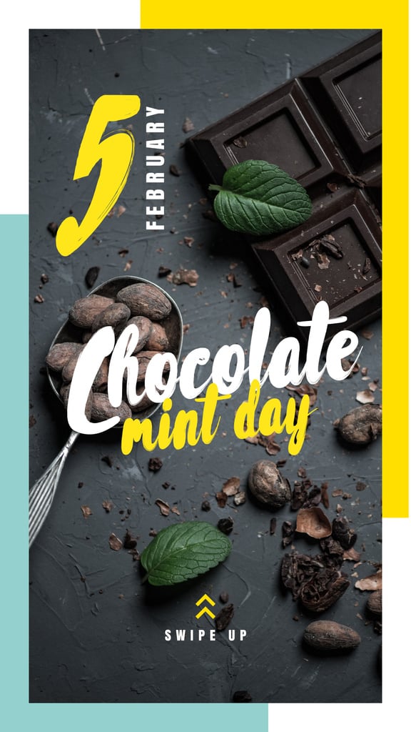 Mint chocolate pieces — ein Design erstellen Mint chocolate pieces — ein Design erstellen