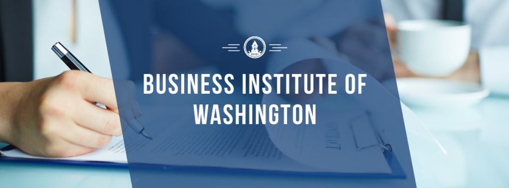 Business institute of Washington poster — ein Design erstellen Business institute of Washington poster — ein Design erstellen