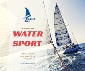 Water sport club poster