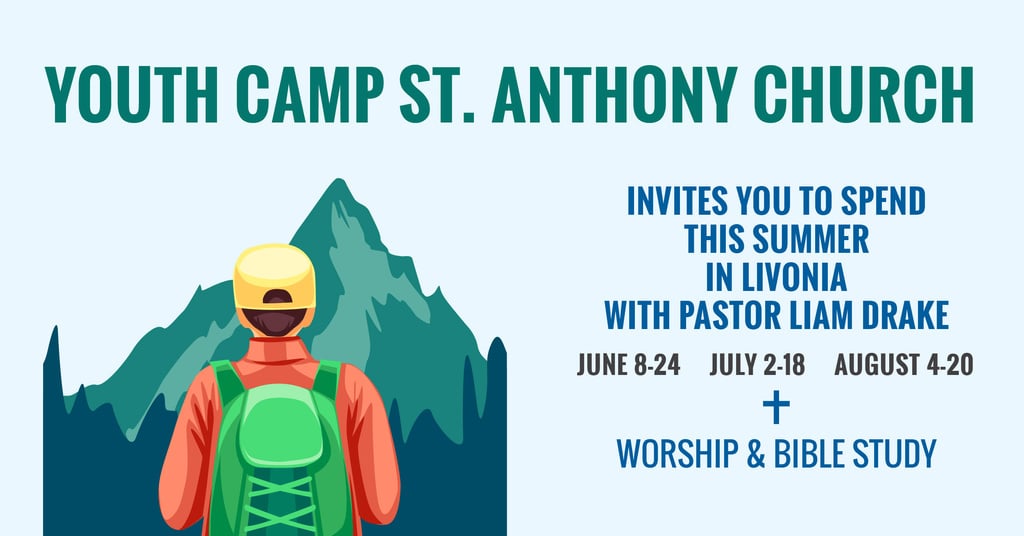 Youth religion camp of St. Anthony Church — Создать дизайн Youth religion camp of St. Anthony Church — Создать дизайн