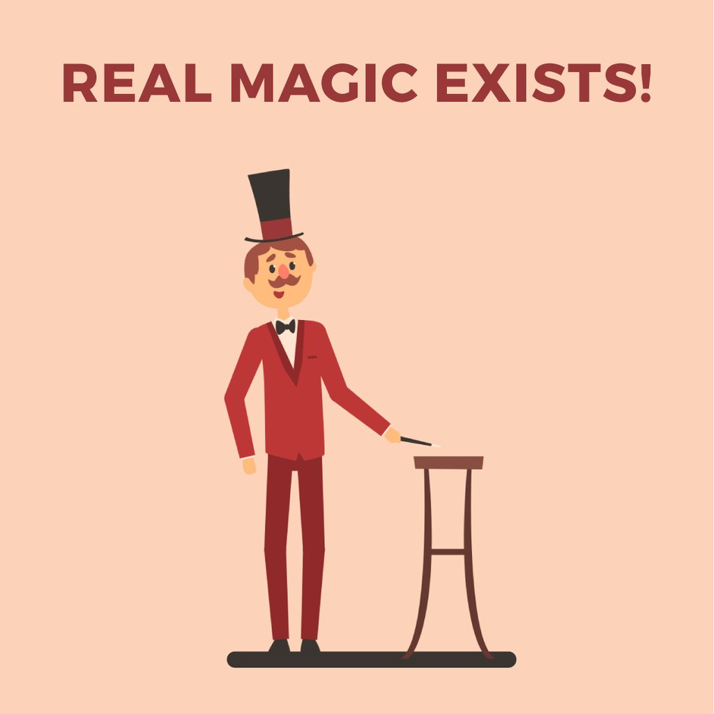 Magician performing on stage — ein Design erstellen Magician performing on stage — ein Design erstellen