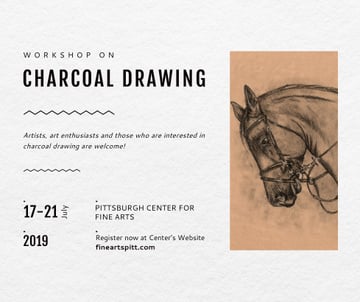 Drawing Workshop Announcement Horse Image