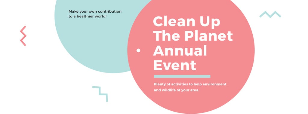 Ecological Event Announcement Simple Circles Frame | Facebook Cover Template — Create a Design Ecological Event Announcement Simple Circles Frame | Facebook Cover Template — Create a Design