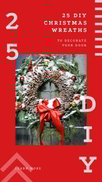 Shiny Christmas wreath