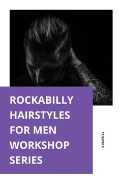 Hairstyles for men workshop series
