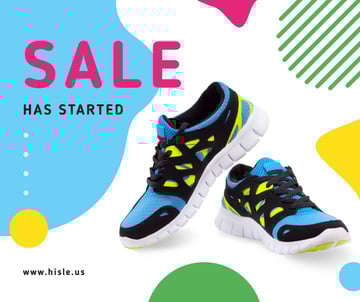Pair of athletic Shoes on sale