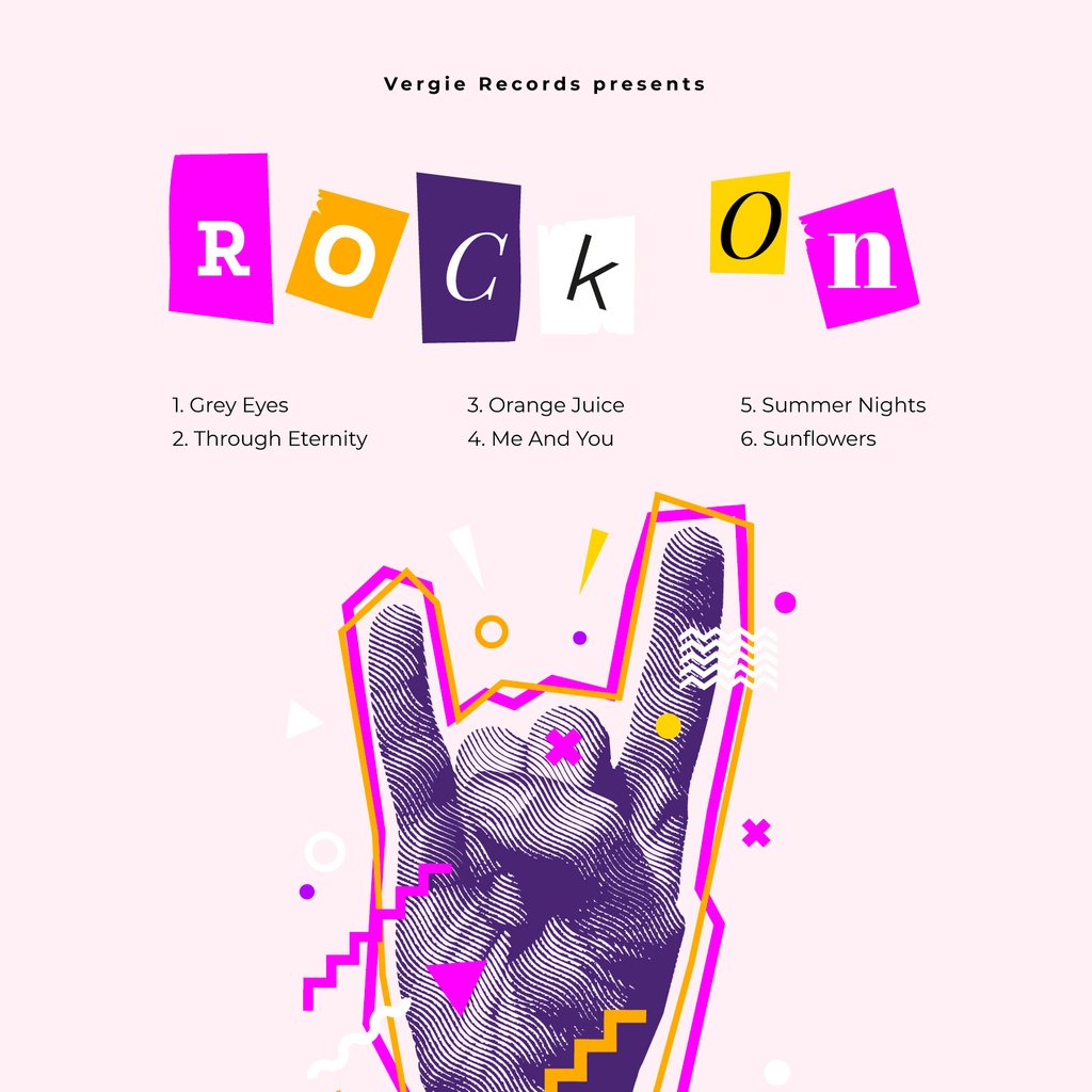 Hand showing Rock gesture — ein Design erstellen Hand showing Rock gesture — ein Design erstellen