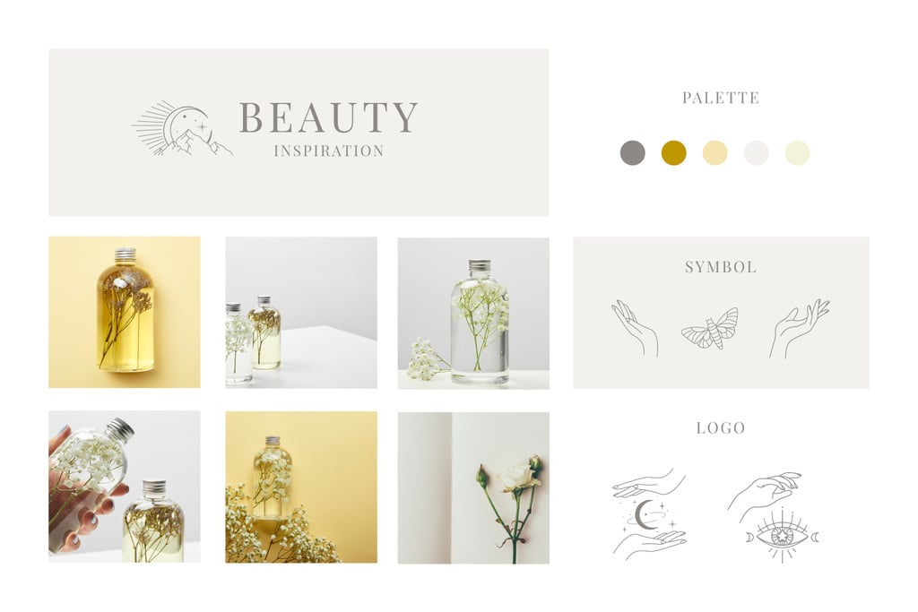 Bottles with natural Oil and Flowers — Create a Design Bottles with natural Oil and Flowers — Create a Design