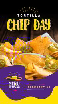 Tortilla chip day with Mexican Hat