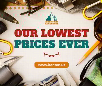 Adventure and travelling kit sale