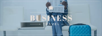 Businessman with Travelling Suitcase