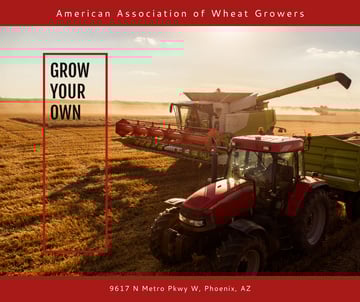 Agriculture Harvester and tractor working in field
