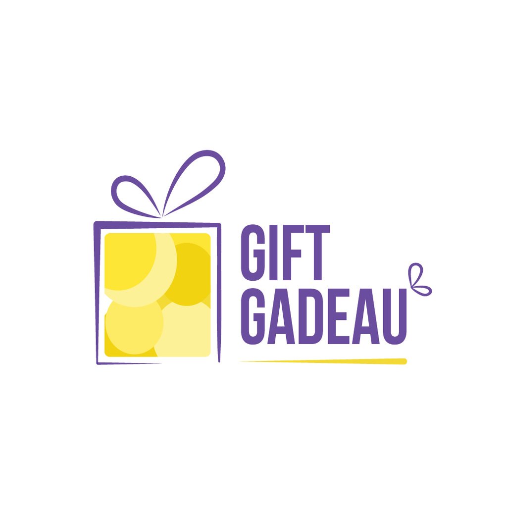 Gift Box with Bow in Yellow — ein Design erstellen Gift Box with Bow in Yellow — ein Design erstellen