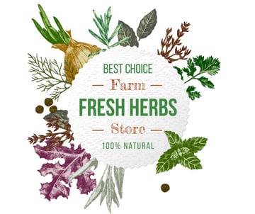 Farm Natural Herbs Frame