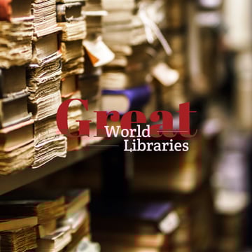 Great world libraries with Old Vintage Books