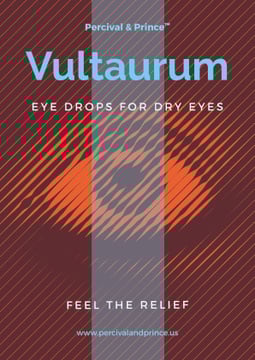 eye drops advertisement poster