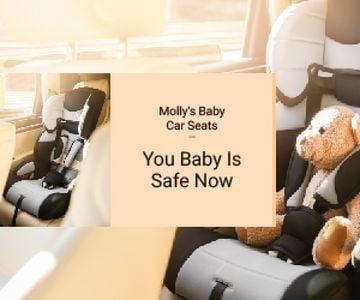 Teddy Bear in Baby Car Seat